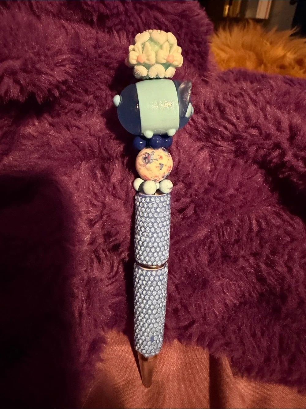 Stitch Floral Dream Beaded Pen